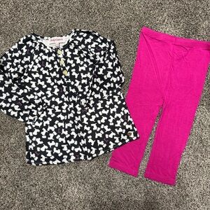 Juicy Couture Kids Set - Black and Fushia